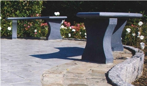 Belgian Blue Stone Exterior Benches Belgian Blue Stone Exterior Benches
