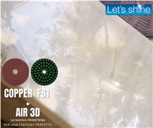 Copper FB1+Air 3D Polishing Pads, Grinding Abrasives