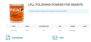 LPLL POLISHING POWDER FOR GRANITE