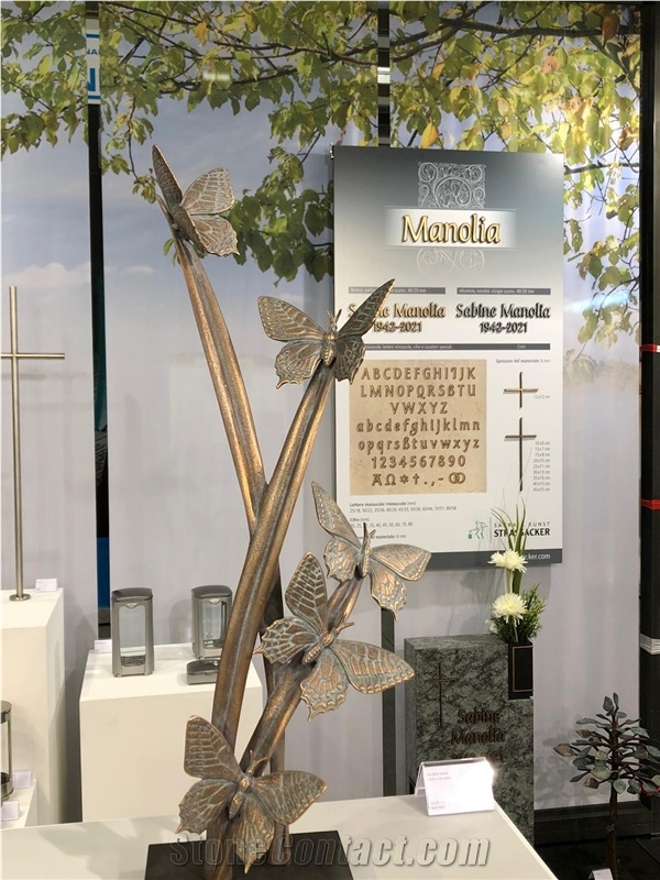 Manolia-Bronz Memorial Lettering, Memorial Sign