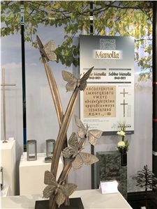 Manolia-Bronz Memorial Lettering, Memorial Sign