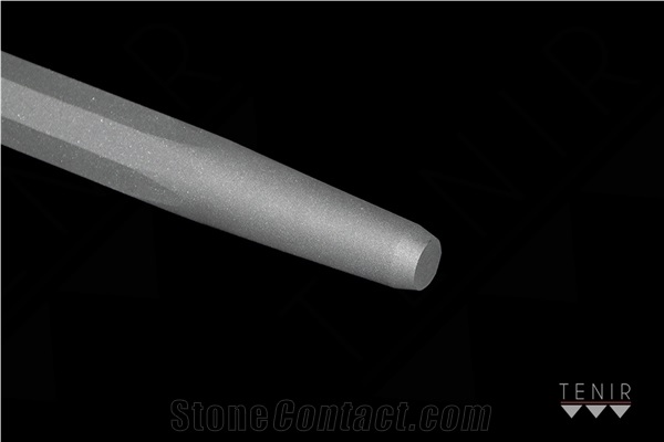Carving Chisel For Pneumatic Hammers Cylindrical Conical
