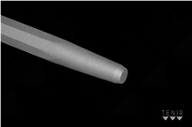 Carving Chisel For Pneumatic Hammers Cylindrical Conical