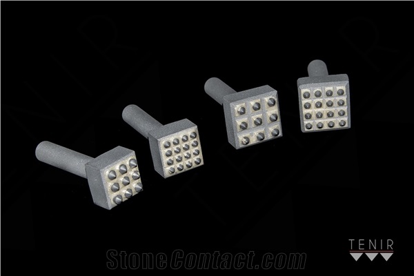 Cylindrical Shank, Square Bush Hammers, Pneumatic Hammering