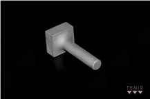 Cylindrical Shank, Square Bush Hammers, Pneumatic Hammering