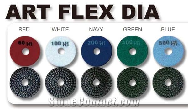 ART FLEX DIA Flexible Polishing Pads For Granite