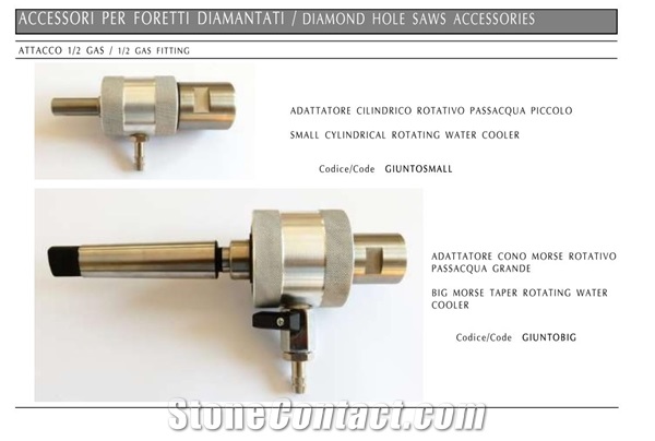 Diamond Hole Saws Accessories- 1/2 Gas Fitting