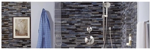 Glass Mosaic Tiles For Bathroom And Kitchen Backsplash