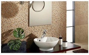 Glass Mosaic Tiles For Bathroom And Kitchen Backsplash