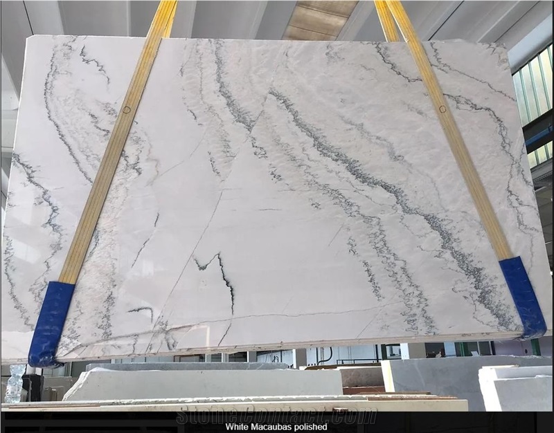 White Macaubas Quartzite Slabs Polished
