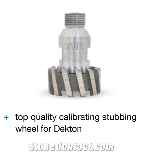 CNC Machine Top Quality Calibrating Stubbing Wheel For Dekton Sintered Stone And Porcelain Slabs