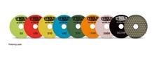 Polishing Pads For Wet Or Dry Usage On Portable Machine