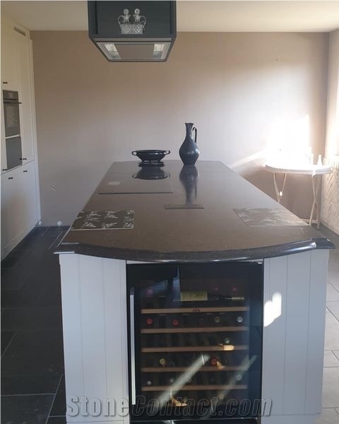 Kitchen Worktops In Belgian Pierre De Soignies Honed