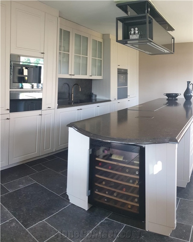 Kitchen Worktops In Belgian Pierre De Soignies Honed