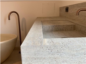 Titanium Travertine Farm Sink- Wash Basin