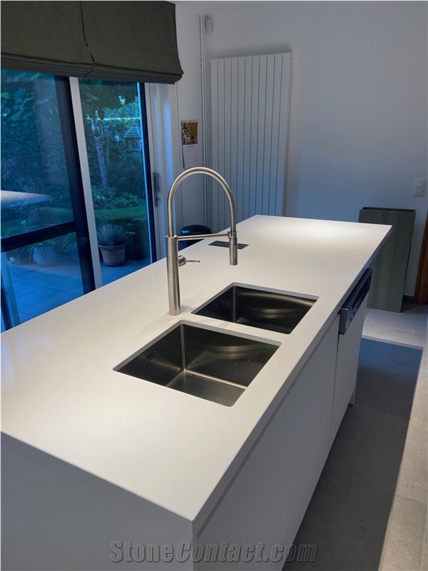 Composite Quartz Artificial Stone Kitchen Tops
