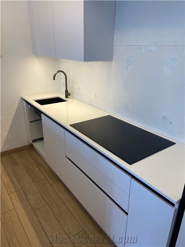Composite Quartz Artificial Stone Kitchen Tops