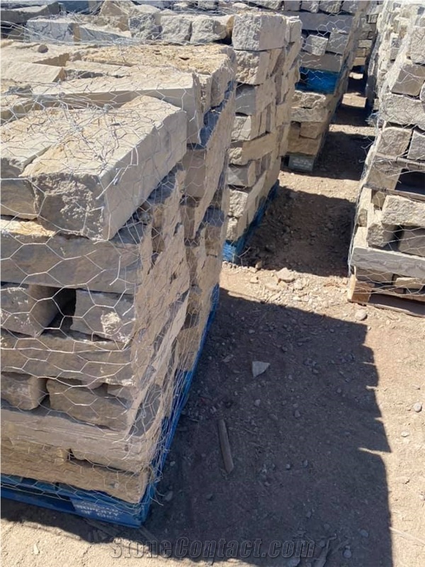 Lueders Limestone, Lueders Grey Limestone Chopped Stone