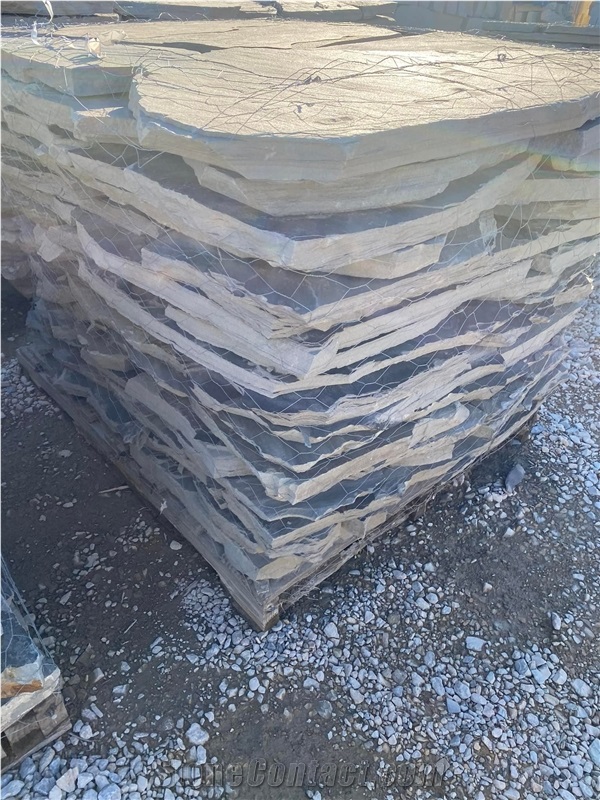 Patio Size & Oversize Silvermist Slate Flagstone