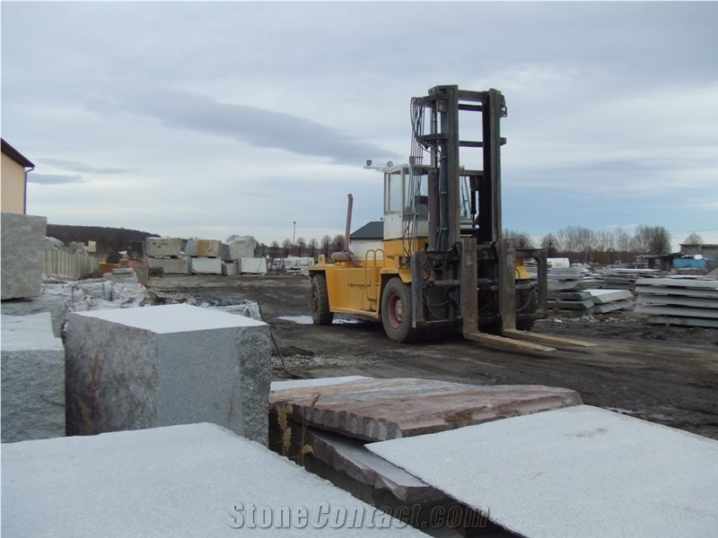 Grey Strzegom Granite Blocks