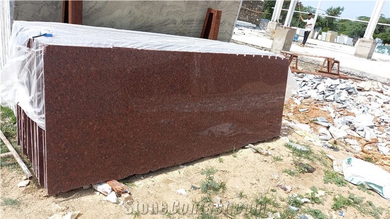 New Imperial Red Granite Slab,India Red Granite