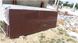 New Imperial Red Granite Slab,India Red Granite