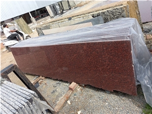 New Imperial Red Granite Slab,India Red Granite