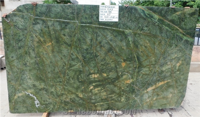 Rainforest Green Marble Slabs, Bidasar Green Marble,Tiles