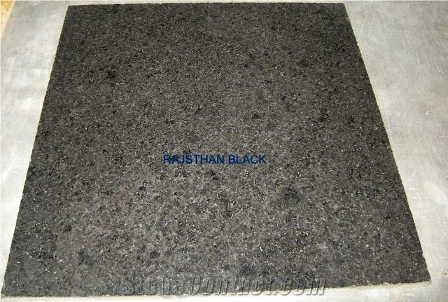 Rajasthan Black Granite Slabs