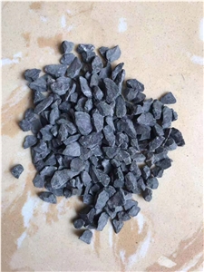 Black Color Pebble Stone / Cheap Pebble
