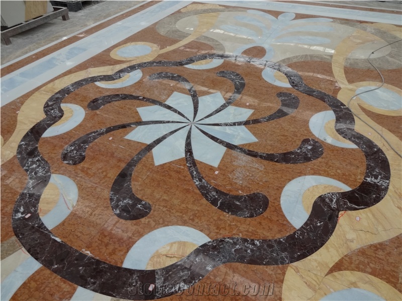 Classic Design Marble Stone Waterjet Medallion