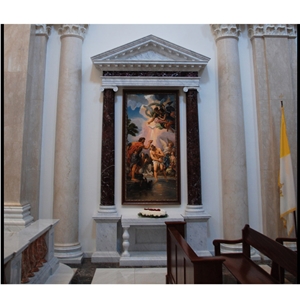 Classical Architcture Marble Carved Church Column Capital