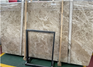 Crystal Emperador Light Marble Slabs & Tiles