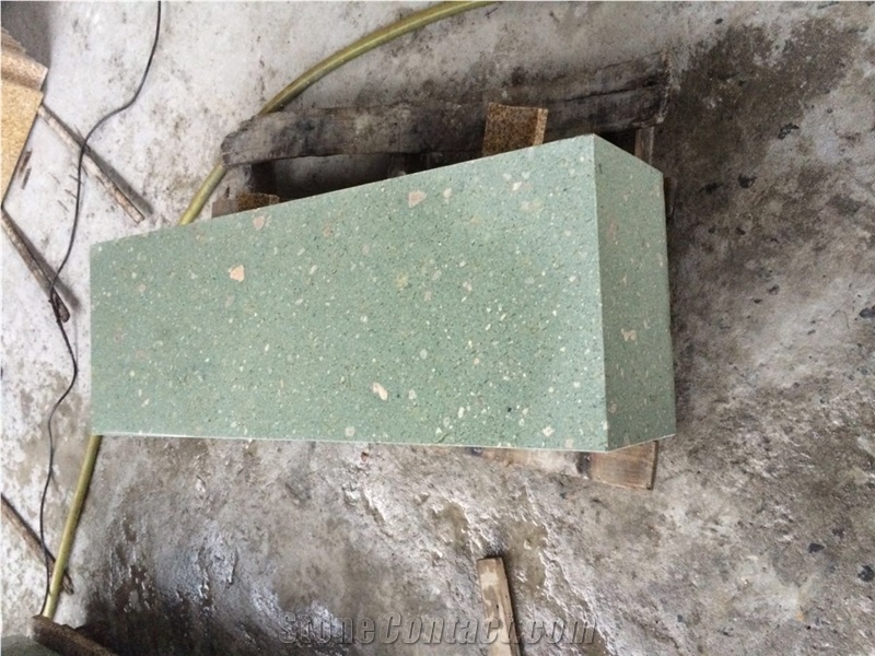 Green Granite Stair Step Stone Price For Outside Floor Tile