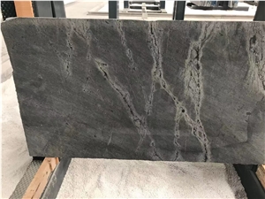 High Polished Milk Way Green Grey Marble Slabs