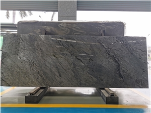 High Polished Milk Way Green Grey Marble Slabs
