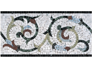 Home Decoration Pebble Stone Mosaic Tile With Word