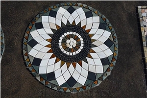 Home Decoration Pebble Stone Mosaic Tile With Word