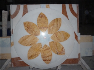 Hot Sell Luxury Water Jet Marble Design For Flooring Tiles