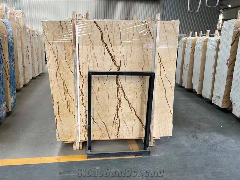 Lemon Golden,Fantast Gold Marble Tiles & Slabs
