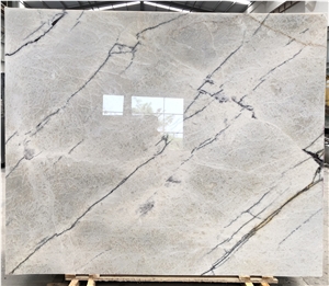 Lilac Purple Marble Tiles & Slabs With White Veins
