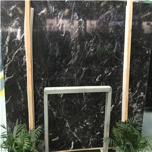 Luxury Italy Grigio Carnico Dark Grey Marble Slabs