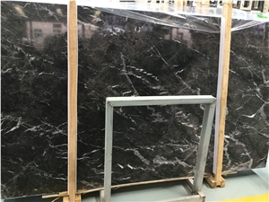 Luxury Italy Grigio Carnico Dark Grey Marble Slabs