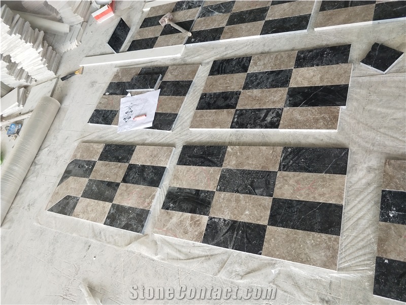 Marble Foyers, Entryways Marble Waterjet Medallion