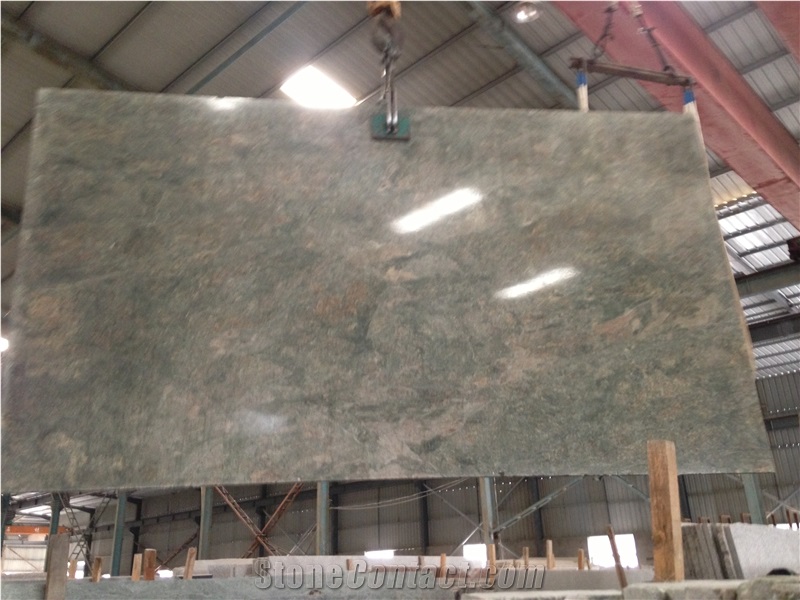 Nature Green Granite Stone Floor Tiles With Wholesale Price
