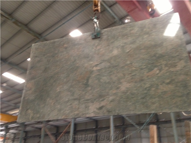 Nature Green Granite Stone Floor Tiles With Wholesale Price
