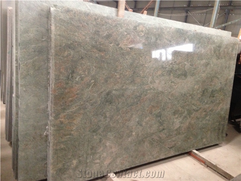Nature Green Granite Stone Floor Tiles With Wholesale Price