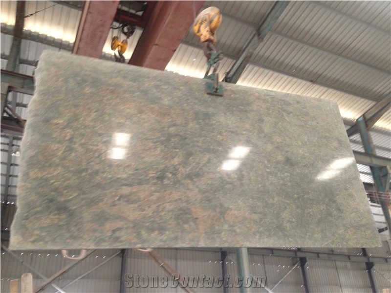 Nature Green Granite Stone Floor Tiles With Wholesale Price