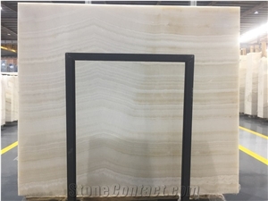 Vanilla White Onyx & Straight Grain White Onyx Slabs & Tiles