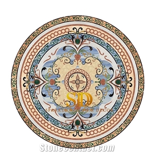 Waterjet Medallion Round Pattern For Floor Tiles